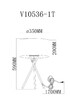 Миниатюра фото лампа настольная moderli palma v11598-1t | 220svet.ru