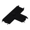 Миниатюра фото коннектор т-образный reluce rl 06104 t-connector bk | 220svet.ru
