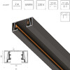 Миниатюра фото шинопровод однофазный 2м lightstar barra 502028-p | 220svet.ru