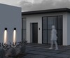 Миниатюра фото уличный настенный светильник maytoni shell o505wl-l6b3k | 220svet.ru