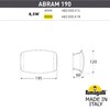 Миниатюра фото уличное бра fumagalli abram 190 ab2.000.000.wxk1l | 220svet.ru