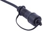 Миниатюра фото провод-разветвитель для гирлянд uniel ucx-f90 s5/0.4m/bk ul-00013237 | 220svet.ru