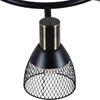 Миниатюра фото потолочная люстра reluce 95965-0.8-03 bk+ab | 220svet.ru