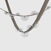 Миниатюра фото подвесной светильник crystal lux bosque sp7 l3000 grey/transparent | 220svet.ru