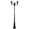 Миниатюра фото уличный фонарь reluce 00837-0.7-003sl 2.2m bk | 220svet.ru