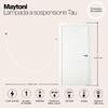 Миниатюра фото подвесной светодиодный светильник maytoni tau mod146pl-l40g3k | 220svet.ru