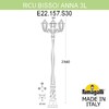 Миниатюра фото садово-парковый фонарь fumagalli ricu bisso/anna 3l e22.157.s30.bye27 | 220svet.ru