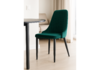 Миниатюра фото стул на металлокаркасе woodville kora green / black 15096 | 220svet.ru