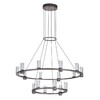 Миниатюра фото подвесная люстра odeon light defance 7143/110l черный | 220svet.ru