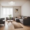 Миниатюра фото потолочная светодиодная люстра escada hexagon 10204/7led | 220svet.ru