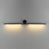 Миниатюра фото настенные светильники odeon light teo 7103/14wl черный | 220svet.ru