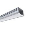 Миниатюра фото профиль встраиваемый с рассеивателем серебро 2м. ogm gm-08-12 | 220svet.ru