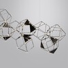 Миниатюра фото подвесная люстра odeon light trellis 5087/64l черный хром | 220svet.ru