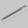 Миниатюра фото трековый магнитный светильник maytoni exility points tr232-2-15w3k-b | 220svet.ru