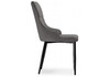 Миниатюра фото стул на металлокаркасе woodville neli gray / black 15215 | 220svet.ru