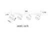Миниатюра фото спот arte lamp amaks a8028pl-4bk | 220svet.ru