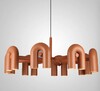 Миниатюра фото подвесная люстра inodesign fanny orange 8 40.10055 | 220svet.ru