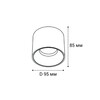 Миниатюра фото потолочный светильник italline it06-6036 white 4000k | 220svet.ru
