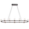 Миниатюра фото подвесная люстра odeon light defance 7143/65l черный | 220svet.ru