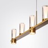 Миниатюра фото подвесной светильник odeon light defance 7144/45l бронзовый | 220svet.ru