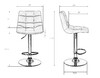 Миниатюра фото стул барный dobrin tailor lm-5017-n_ch-m_v-mj9-101-11073 | 220svet.ru