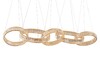 Миниатюра фото подвесная люстра newport 8245n/s gold | 220svet.ru