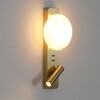 Миниатюра фото настенный светильник odeon light albergo 7164/9wl латунь | 220svet.ru