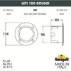 Миниатюра фото светильник для подсветки лестниц встраиваемый fumagalli leti 100 round 2c1.000.000.wyg1l | 220svet.ru