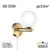 Миниатюра фото бра citilux рунд cl205310n | 220svet.ru