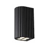 Миниатюра фото фасадный светильник светодиодный odeon light glenn 7127/14wl черный | 220svet.ru