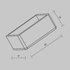 Миниатюра фото заглушки для токоведущего светильника maytoni elasity ip o-tr001-sec | 220svet.ru