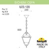 Миниатюра фото подвесной уличный светильник fumagalli sichem/cefa u23.120.000.bxe27 | 220svet.ru