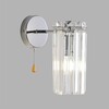 Миниатюра фото бра с выключателем lumion favla 8348/1w хром | 220svet.ru