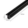 Миниатюра фото шинопровод встраиваемый favourite logica 1012-tb-300 | 220svet.ru