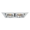 Миниатюра фото встраиваемый светильник arte lamp cardani a5935pl-2wh | 220svet.ru