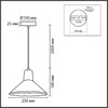 Миниатюра фото подвесной светильник lumion eoliana 8352/1a белый | 220svet.ru
