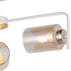 Миниатюра фото потолочная люстра illumico il8248-3cou-79 wh gd | 220svet.ru
