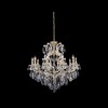 Миниатюра фото подвесная люстра crystal lux isabel sp11 gold/transparent | 220svet.ru