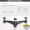 Миниатюра фото парковый фонарь  fumagalli ektor 4000/midipilar/vivi 2l led-hip v50.372.a20.lxh27 | 220svet.ru