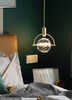 Миниатюра фото подвесной светильник 2121p/a brass/clear delight collection | 220svet.ru