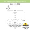 Миниатюра фото подвесной уличный светильник fumagalli sichem/g250 3l. g25.120.s30.aye27 | 220svet.ru