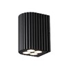Миниатюра фото фасадный светильник светодиодный odeon light glenn 7127/8wl черный | 220svet.ru
