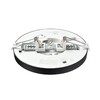 Миниатюра фото потолочный светильник с датчиком движения sonex nebula black 7788/12l белый | 220svet.ru