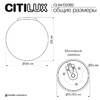 Миниатюра фото потолочный светильник citilux ron cl941d20b2 | 220svet.ru