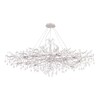 Миниатюра фото подвесная люстра crystal lux reina v2 sp12 l1500 silver patina | 220svet.ru