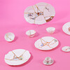 Миниатюра фото тарелка фарфоровая kintsugi seletti 09613 | 220svet.ru
