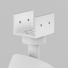Миниатюра фото уличный трековый светильник maytoni focus led elasity ip o-tr01-1-s-16ww3k | 220svet.ru