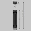 Миниатюра фото подвесной светильник maytoni metropolis mod475pl-01bs | 220svet.ru