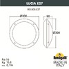 Миниатюра фото уличное бра fumagalli lucia backlit 1r3.000.000.aye27pk1 | 220svet.ru