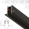 Миниатюра фото шинопровод низковольтный 4-контактный встраиваемый lightstar uno pro 509227p | 220svet.ru